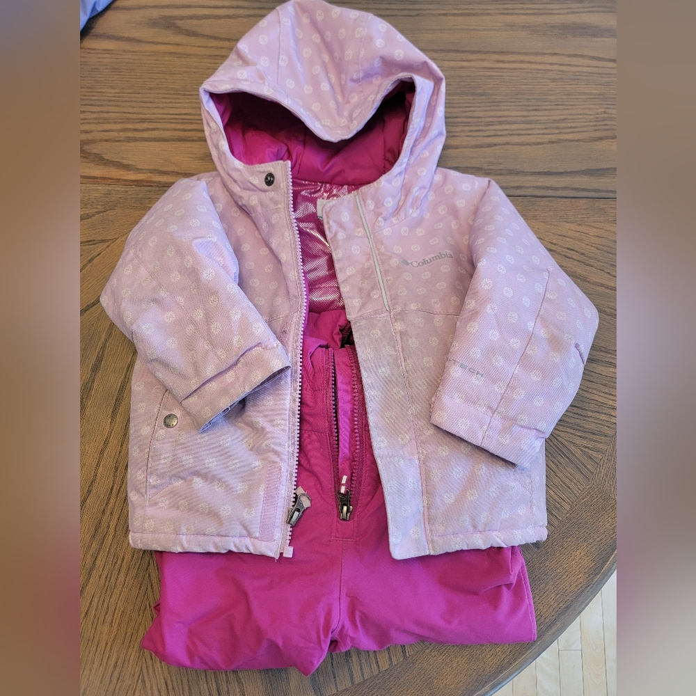 Winter snow jacket snow pants 2t columbia